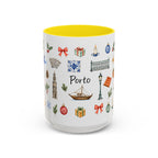 Porto Christmas Mug | Watercolor City Souvenir, Travel Gift (11oz/15oz)
