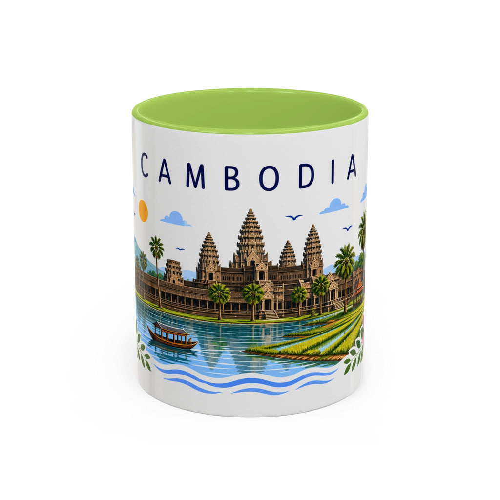 Cambodia Coffee Mug | Travel Souvenir Accent Mug | Place Gift Ceramic Cup 11oz 15oz