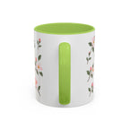 Arkansas Apple Blossom Mug, State Flower Floral Coffee Cup, 11oz Botanical Gift