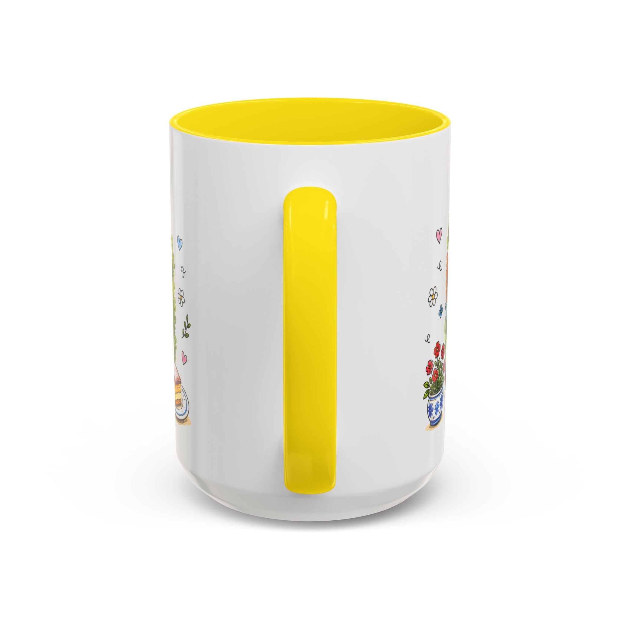 Cesky Krumlov Illustrated Travel Mug | Czechia Souvenir Accent Coffee Mug | 11oz 15oz Ceramic Cup