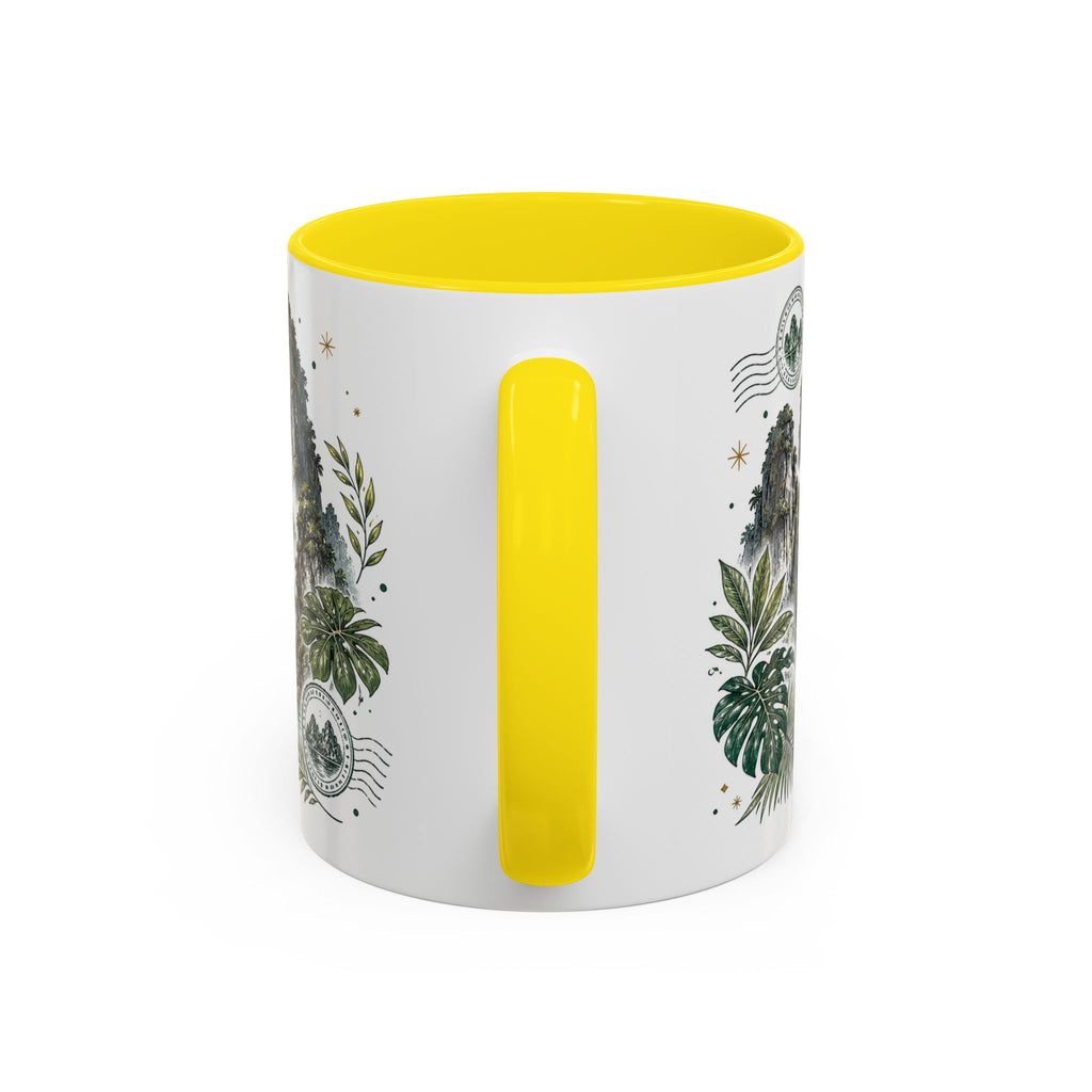 Ha Long Bay Coffee Mug | Travel Destination Souvenir Gift | Accent Color Ceramic 11oz 15oz