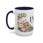 India Home Country Mug | Moving Away Gift | Long Distance Friendship | 11 oz 15 oz Accent Mug