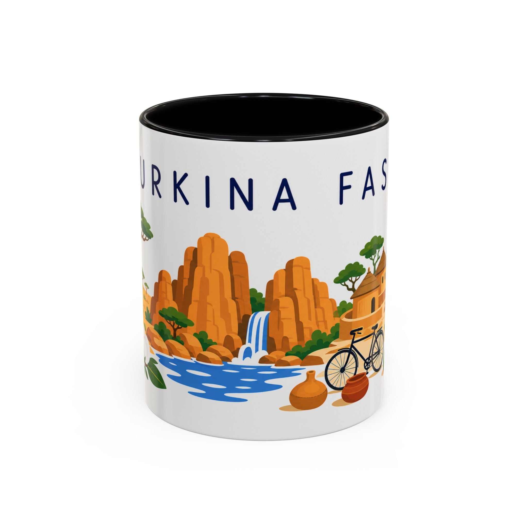 Burkina Faso Coffee Mug | Travel Souvenir Accent Mug | Country Gift Ceramic Cup 11oz 15oz