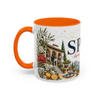 Spain Home Country Mug | Moving Away Gift | Long Distance Friendship | 11 oz 15 oz Accent Mug