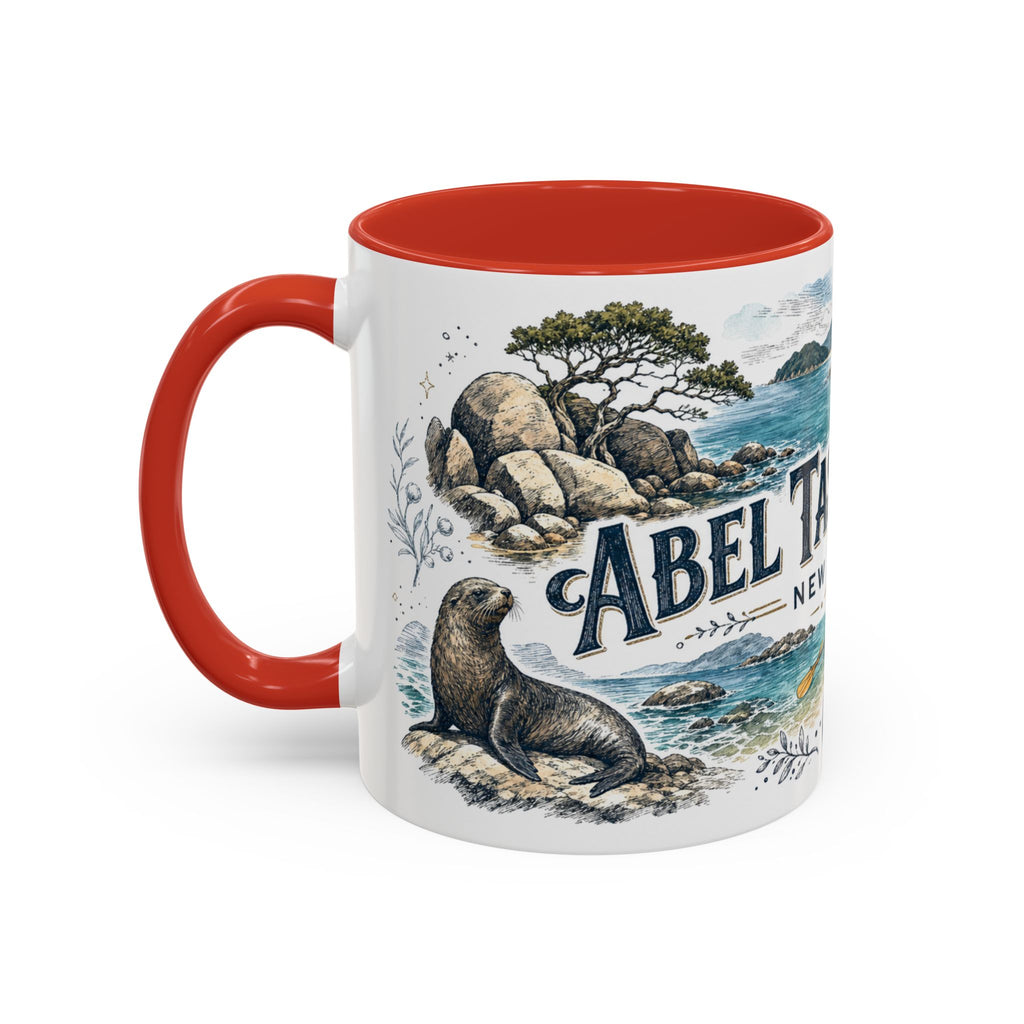 Abel Tasman Coast Mug, New Zealand Travel Souvenir, Bucket List Gift, Accent Ceramic Coffee Mug 11oz 15oz