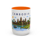 Cambodia Coffee Mug | Travel Souvenir Accent Mug | Place Gift Ceramic Cup 11oz 15oz