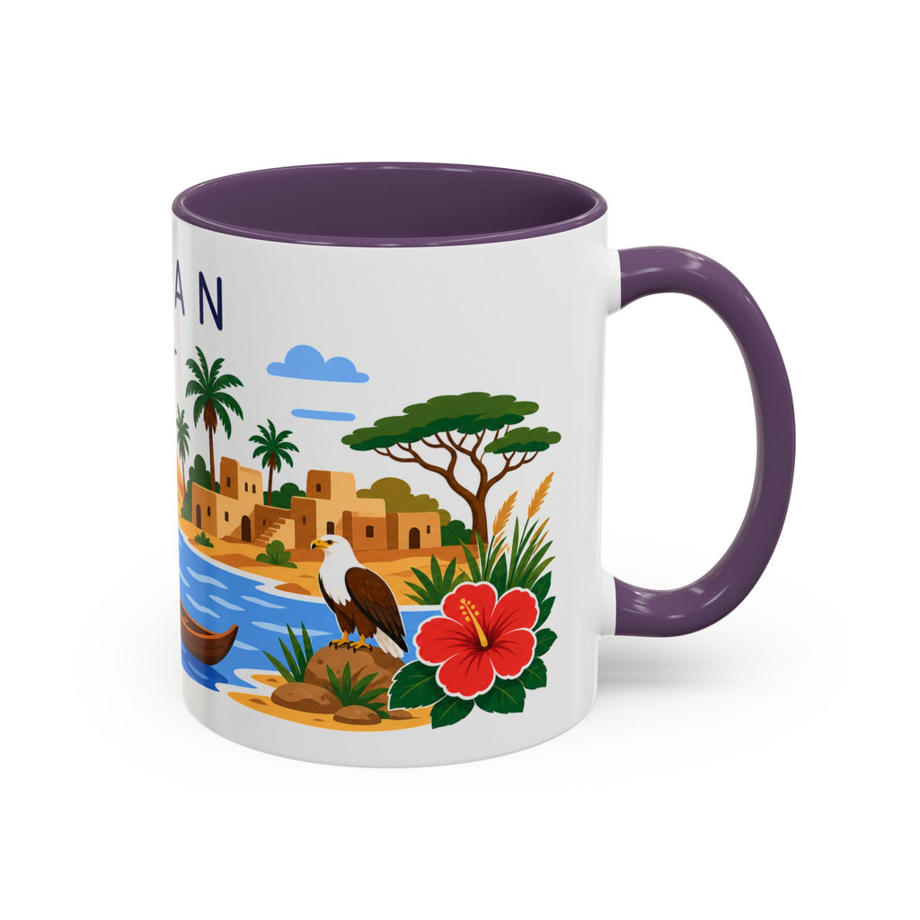 Sudan Home Country Mug | Moving Away Gift | Long Distance Friendship | 11 oz 15 oz Accent Mug