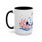 Japan Coffee Mug | Travel Souvenir Accent Mug | Country Gift Ceramic Cup 11oz 15oz
