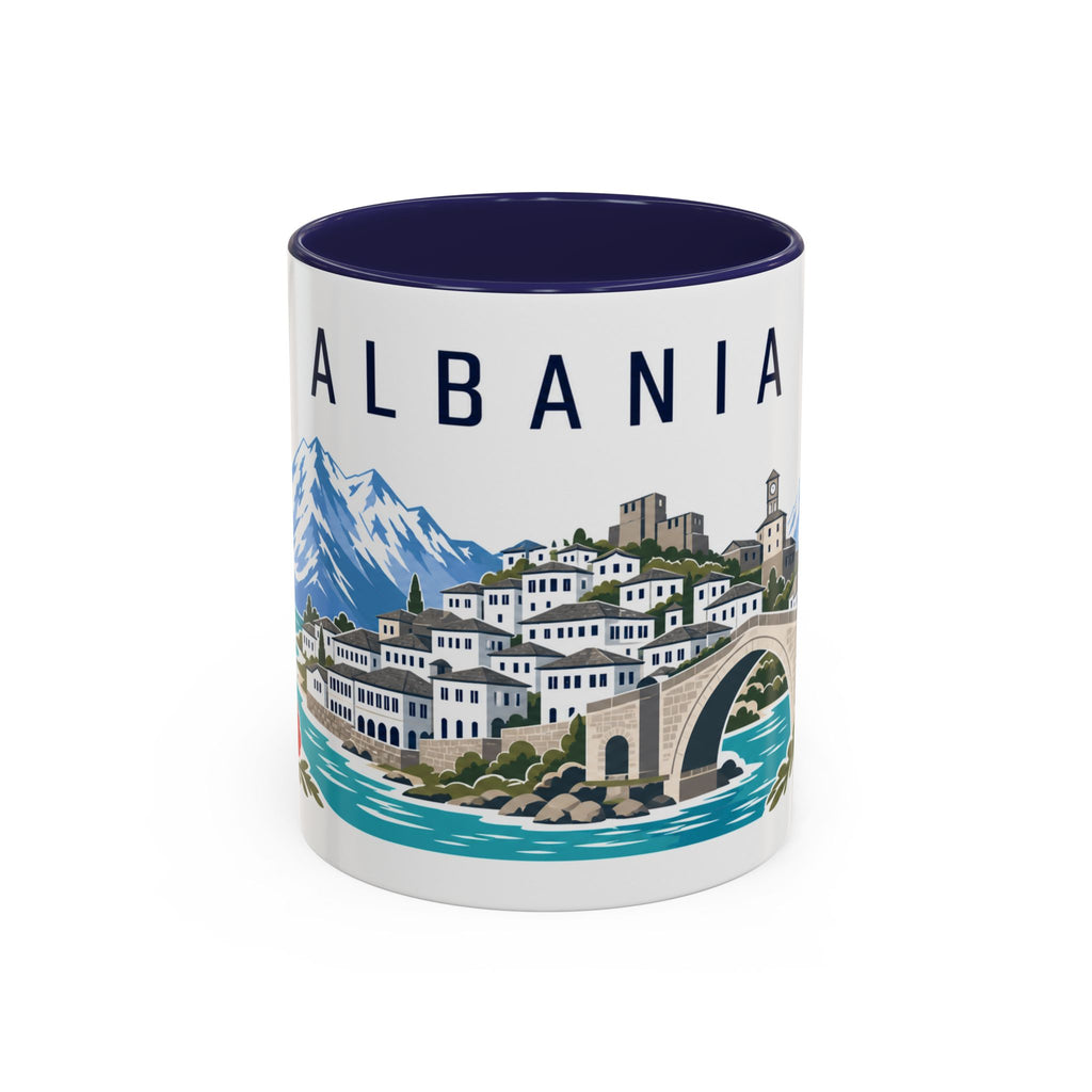 Albania Coffee Mug | Travel Souvenir Accent Mug | Country Gift Ceramic Cup 11oz 15oz