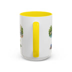 Charlotte Illustrated Travel Mug | City Souvenir Accent Coffee Mug | 11oz 15oz Ceramic Cup