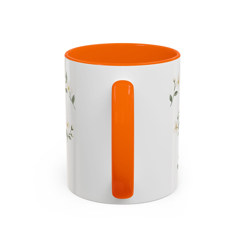 Idaho Syringa Mug, State Flower Floral Coffee Cup, 11oz Botanical Gift