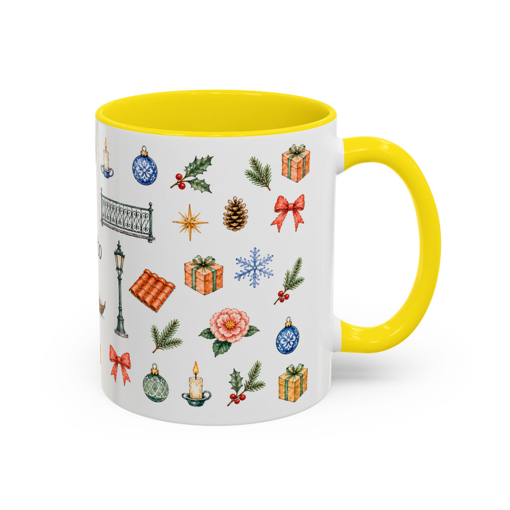 Porto Christmas Mug | Watercolor City Souvenir, Travel Gift (11oz/15oz)