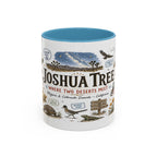 Joshua Tree Coffee Mug | National Park Desert Camping Gift | Accent Color Ceramic 11oz 15oz