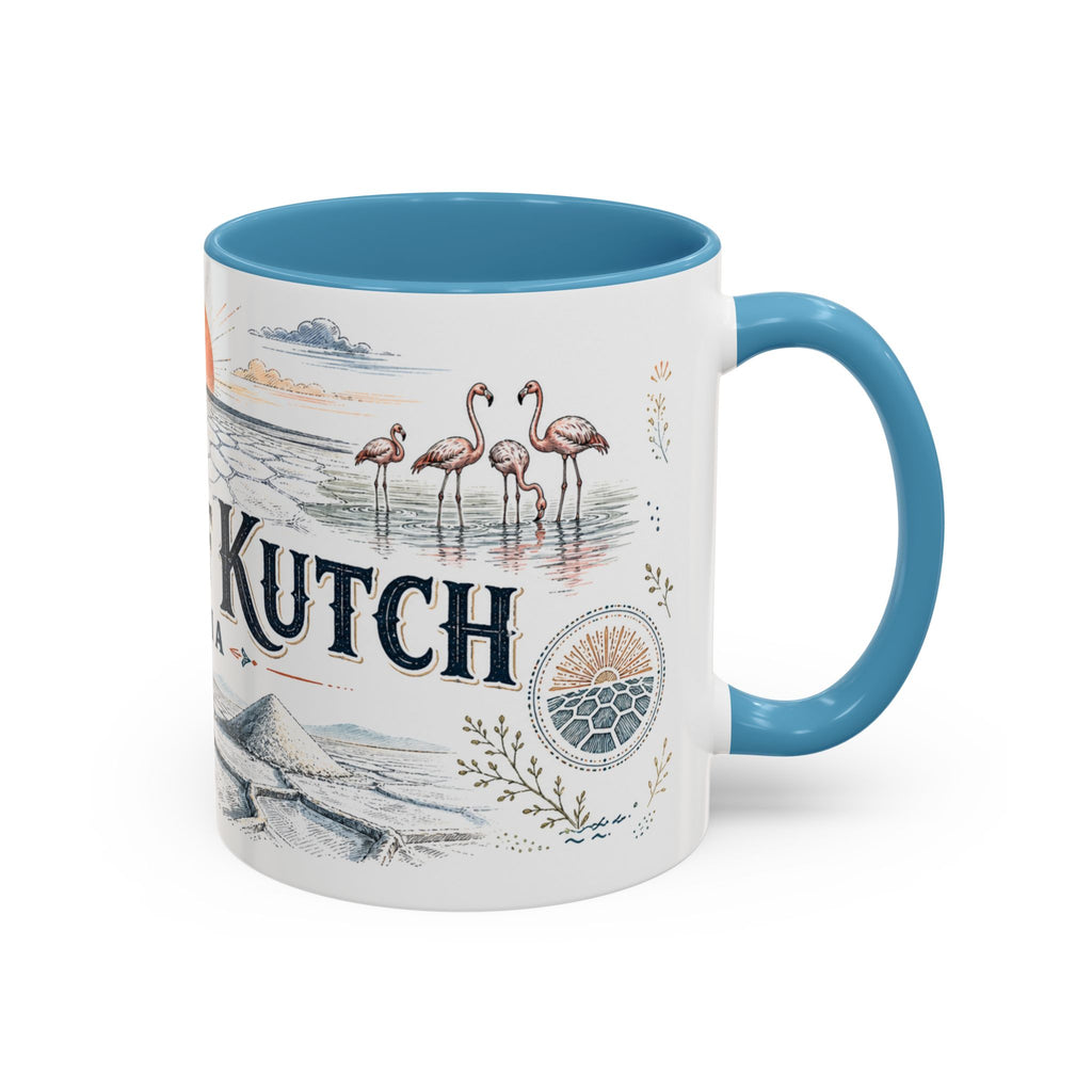 Rann of Kutch Mug, India Travel Souvenir, Bucket List Gift, Accent Ceramic Coffee Mug 11oz 15oz