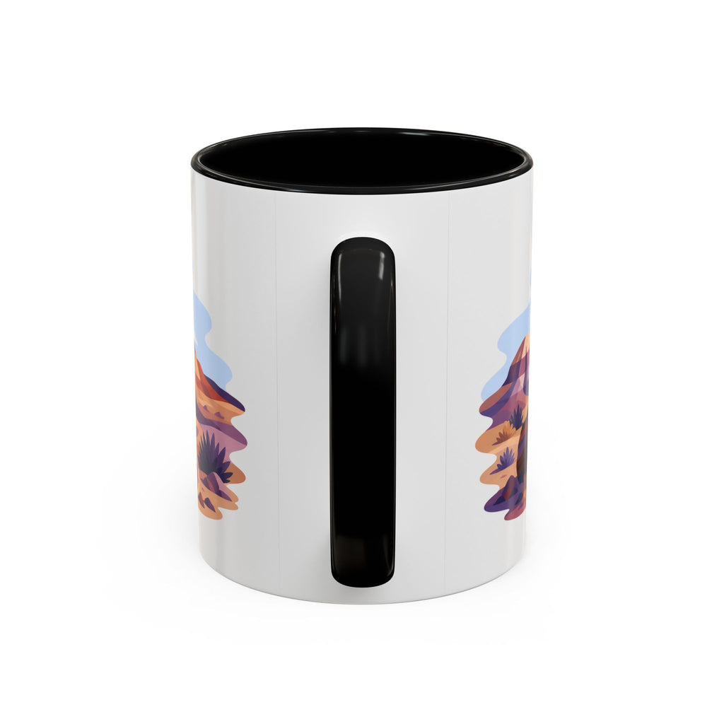 Petrified Forest National Park Coffee Mug | Solid Color Block Park Souvenir | 11oz 15oz Accent Mug