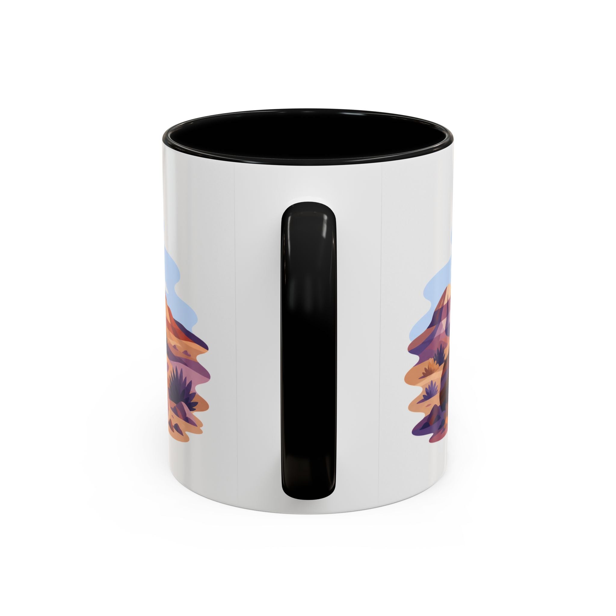 Petrified Forest National Park Coffee Mug | Solid Color Block Park Souvenir | 11oz 15oz Accent Mug