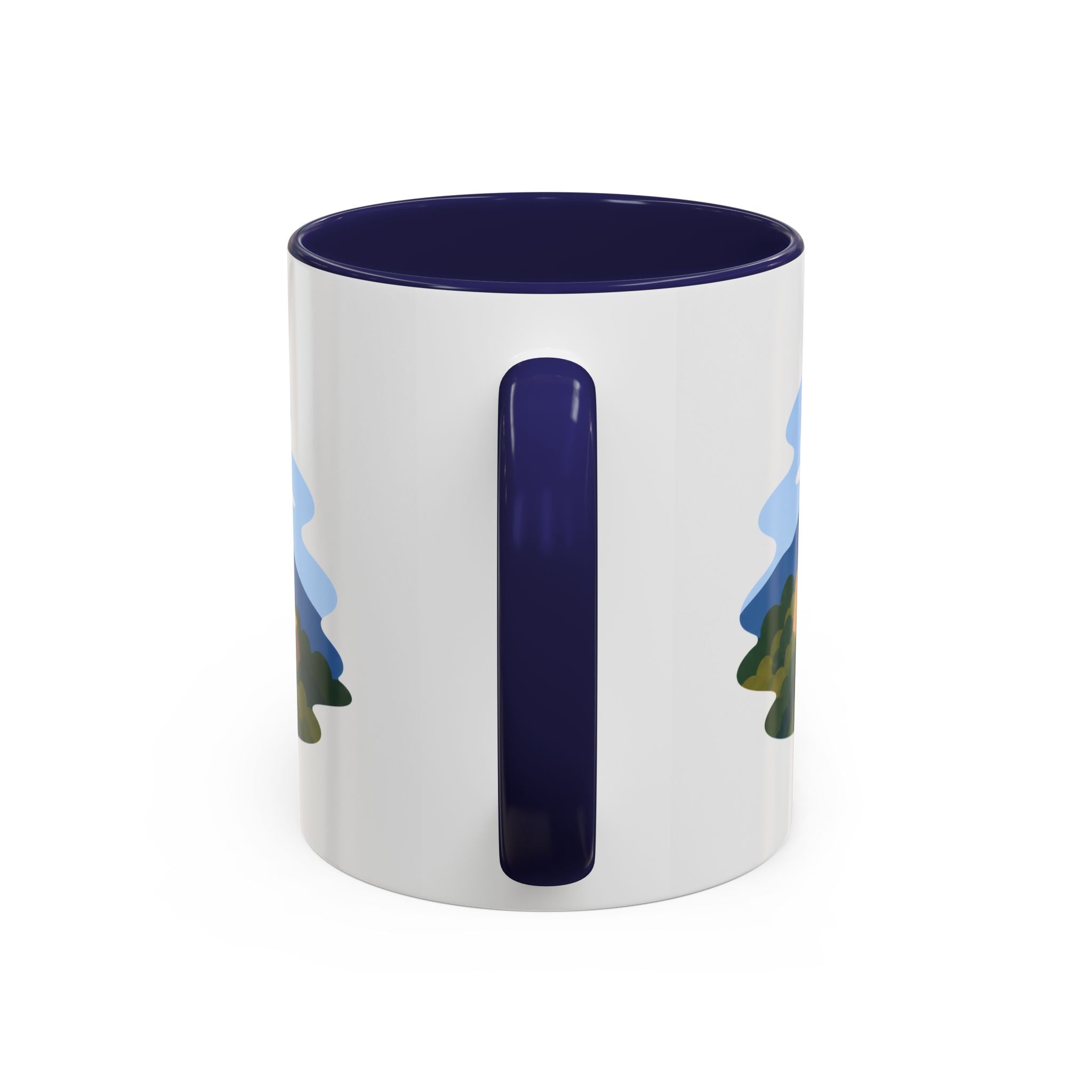 Pinnacles National Park Coffee Mug | Solid Color Block Park Souvenir | 11oz 15oz Accent Mug