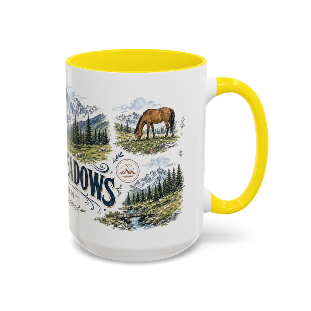 Fairy Meadows Mug, Pakistan Travel Souvenir, Bucket List Gift, Accent Ceramic Coffee Mug 11oz 15oz