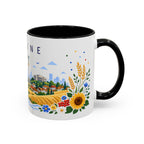 Ukraine Coffee Mug | Travel Souvenir Accent Mug | Place Gift Ceramic Cup 11oz 15oz