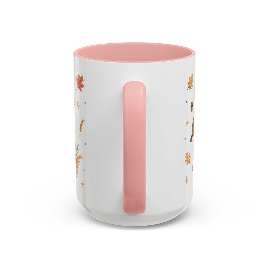 Thanksgiving Turkey Mug | Friendly Woodland Watercolor Gift | Autumn Accent Cup 11oz 15oz