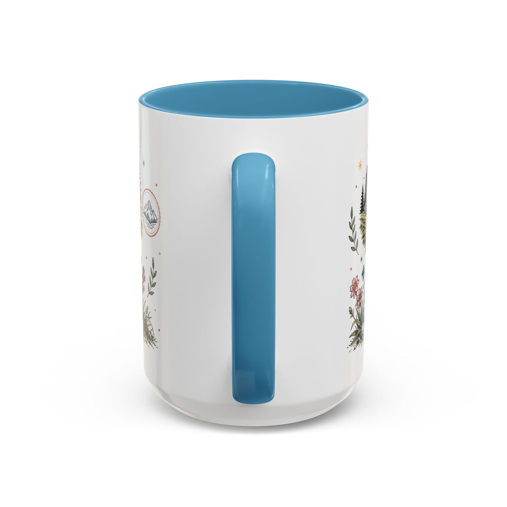 Dolomites Coffee Mug | Travel Destination Souvenir Gift | Accent Color Ceramic 11oz 15oz
