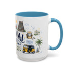 Chennai Coffee Mug | India Souvenir Travel Gift | Accent Color Ceramic 11oz 15oz