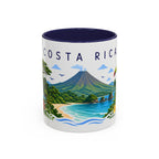 Costa Rica Coffee Mug | Travel Souvenir Accent Mug | Place Gift Ceramic Cup 11oz 15oz