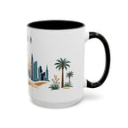 Riyadh Coffee Mug | Saudi Arabia Travel Souvenir | Porcelain Decal City Gift | 11oz 15oz Accent Mug