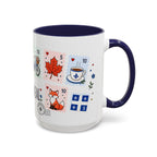Montreal Coffee Mug | Postage Stamp Collage Mug | Travel Souvenir Accent Cup 11oz 15oz
