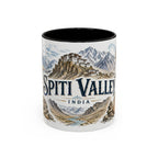 Spiti Valley Mug, India Travel Souvenir, Bucket List Gift, Accent Ceramic Coffee Mug 11oz 15oz