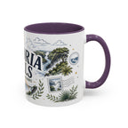 Victoria Falls Coffee Mug | Travel Destination Souvenir Gift | Accent Color Ceramic 11oz 15oz