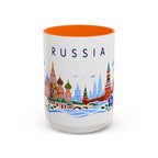 Russia Coffee Mug | Travel Souvenir Accent Mug | Place Gift Ceramic Cup 11oz 15oz