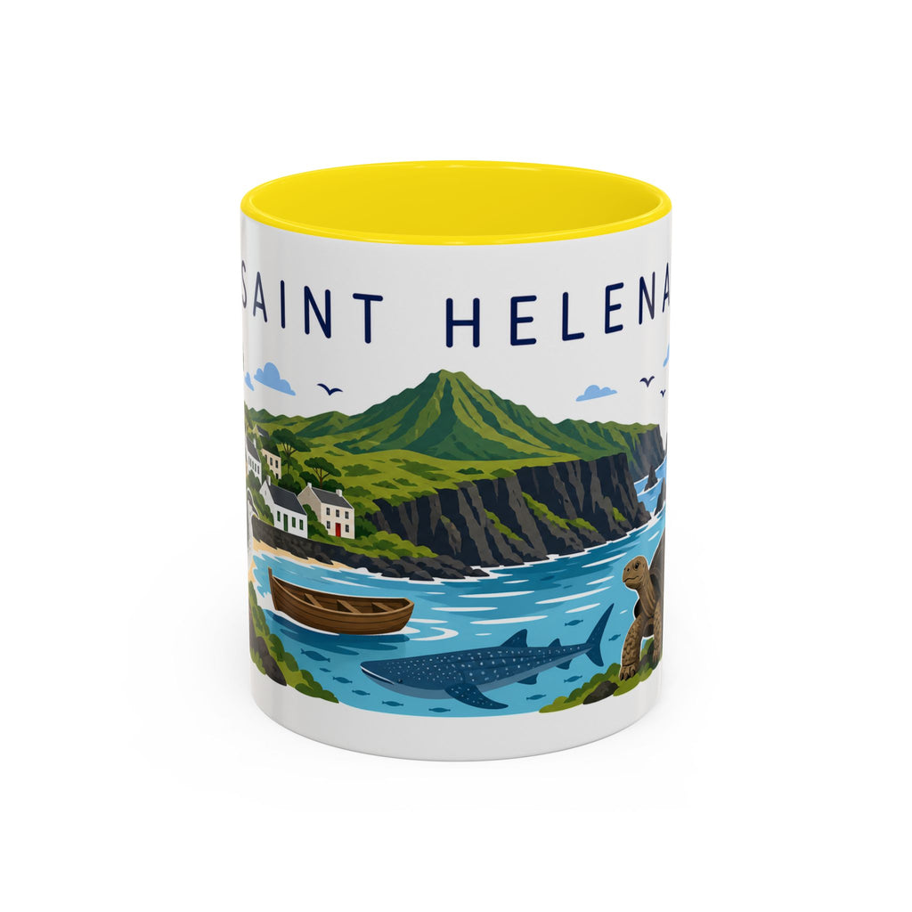 Saint Helena Coffee Mug | Travel Souvenir Accent Mug | Country Gift Ceramic Cup 11oz 15oz