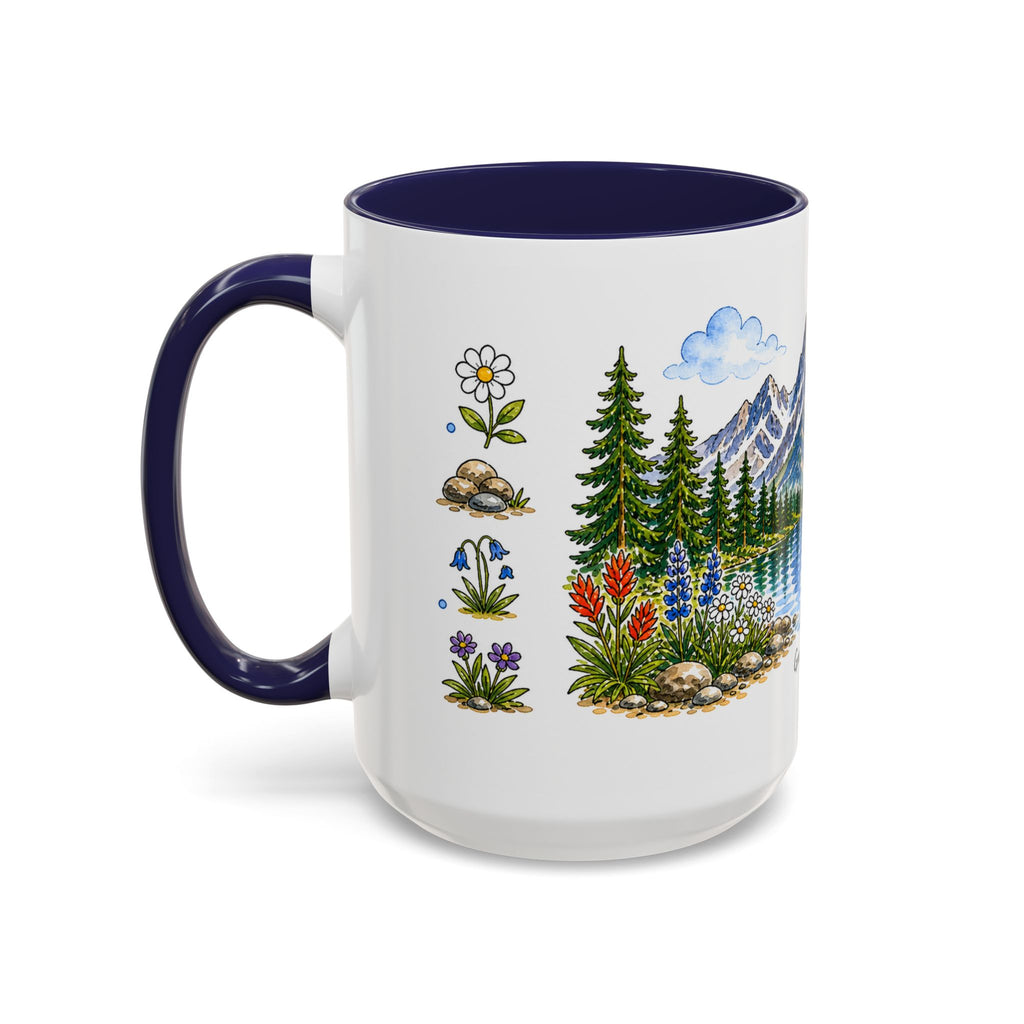 Grand Teton National Park Mug | US Travel Souvenir Accent Coffee Mug | 11oz 15oz Ceramic Cup