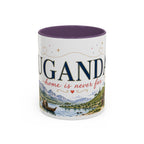 Uganda Home Country Mug | Moving Away Gift | Long Distance Friendship | 11 oz 15 oz Accent Mug