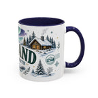 Lapland Coffee Mug | Travel Destination Souvenir Gift | Accent Color Ceramic 11oz 15oz