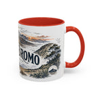 Mount Bromo Mug, Indonesia Travel Souvenir, Bucket List Gift, Accent Ceramic Coffee Mug 11oz 15oz