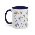 Tennessee Iris Mug, State Flower Floral Coffee Cup, 11oz Botanical Gift