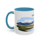 Kobuk Valley National Park Coffee Mug | Solid Color Block Park Souvenir | 11oz 15oz Accent Mug