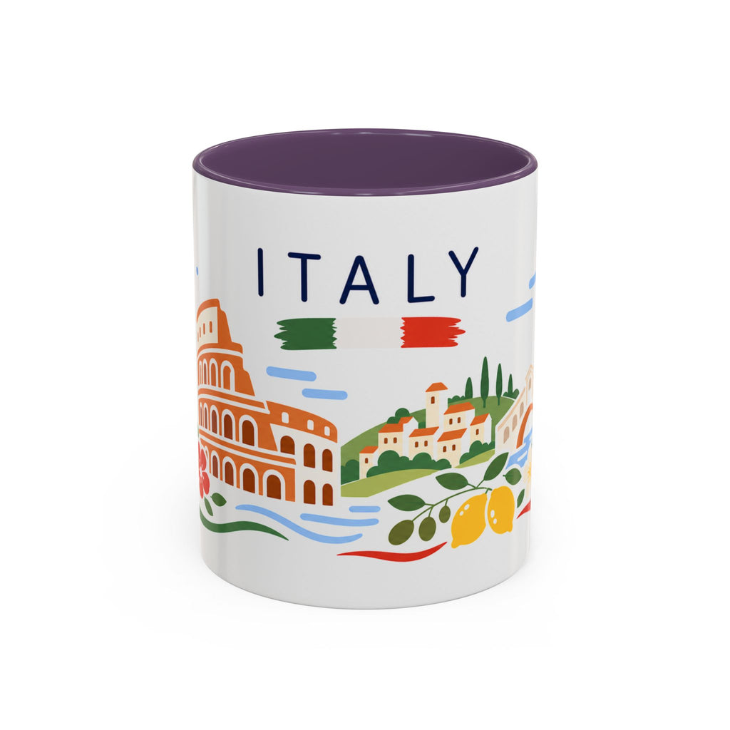 Italy Coffee Mug | Travel Souvenir Accent Mug | Country Gift Ceramic Cup 11oz 15oz