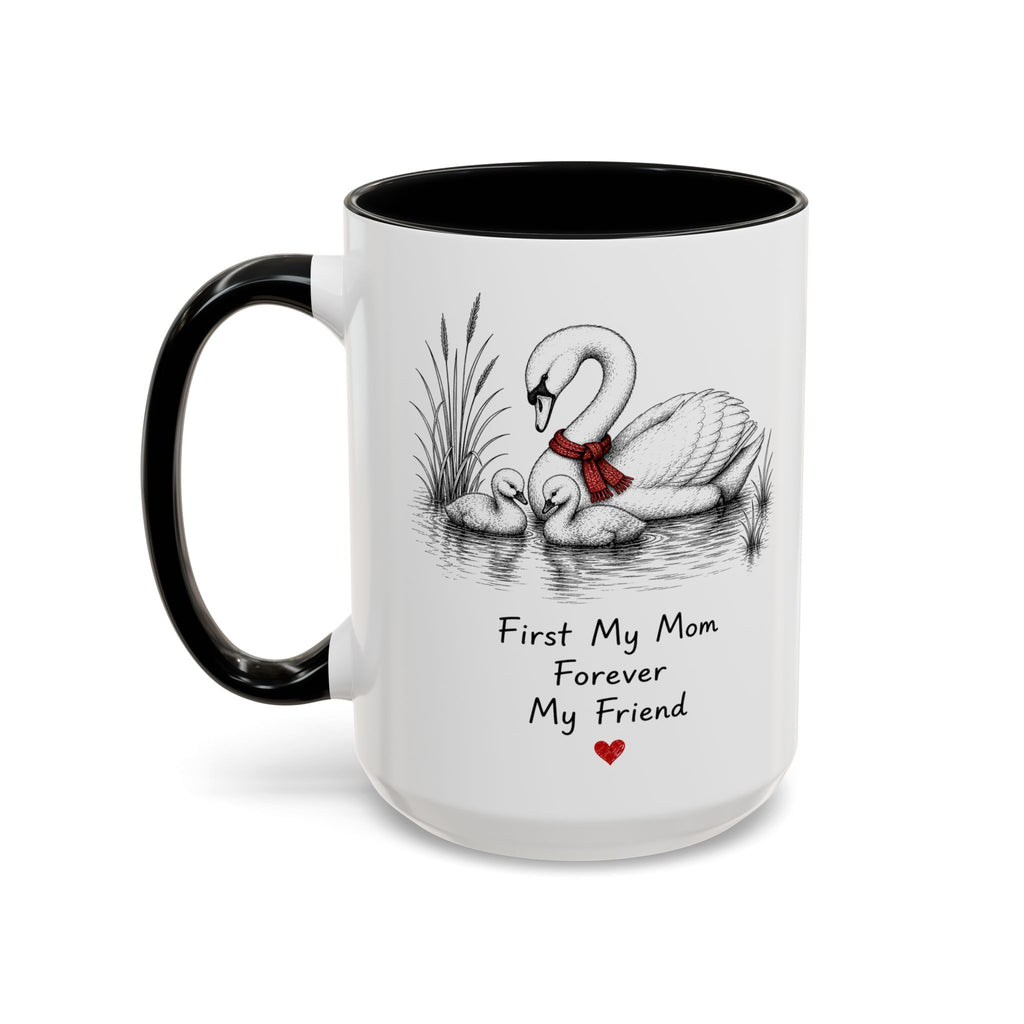 Swan Mom Coffee Mug | Forever My Friend | Mother's Day Gift