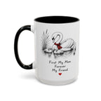 Swan Mom Coffee Mug | Forever My Friend | Mother's Day Gift