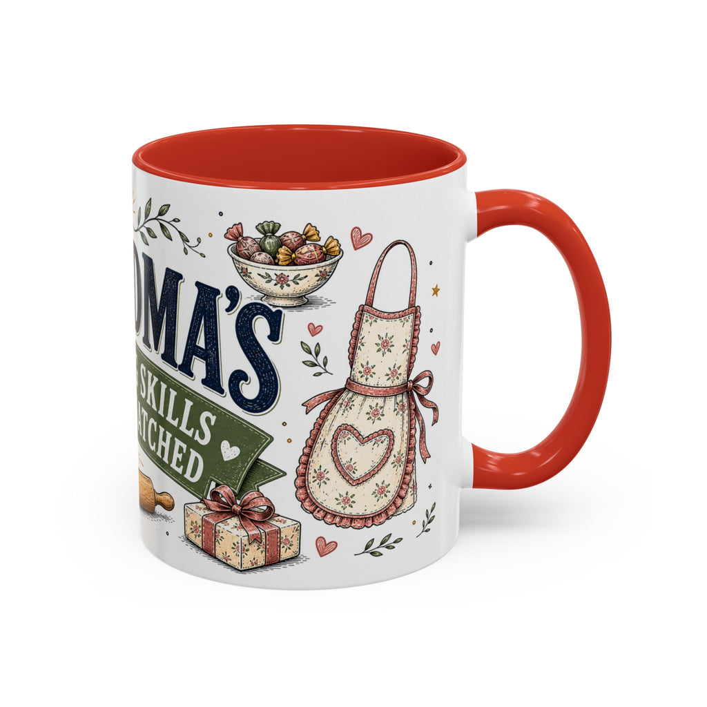 Grandma's Spoiling Skills Are Unmatched Coffee Mug | Funny Gift From Grandkids | Accent Ceramic 11oz 15oz