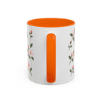 Arkansas Apple Blossom Mug, State Flower Floral Coffee Cup, 11oz Botanical Gift
