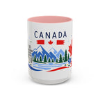 Canada Coffee Mug | Travel Souvenir Accent Mug | Country Gift Ceramic Cup 11oz 15oz