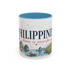 Philippines Home Country Mug | Moving Away Gift | Long Distance Friendship | 11 oz 15 oz Accent Mug