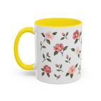 Alabama Camellia Mug, State Flower Floral Coffee Cup, 11oz Botanical Gift