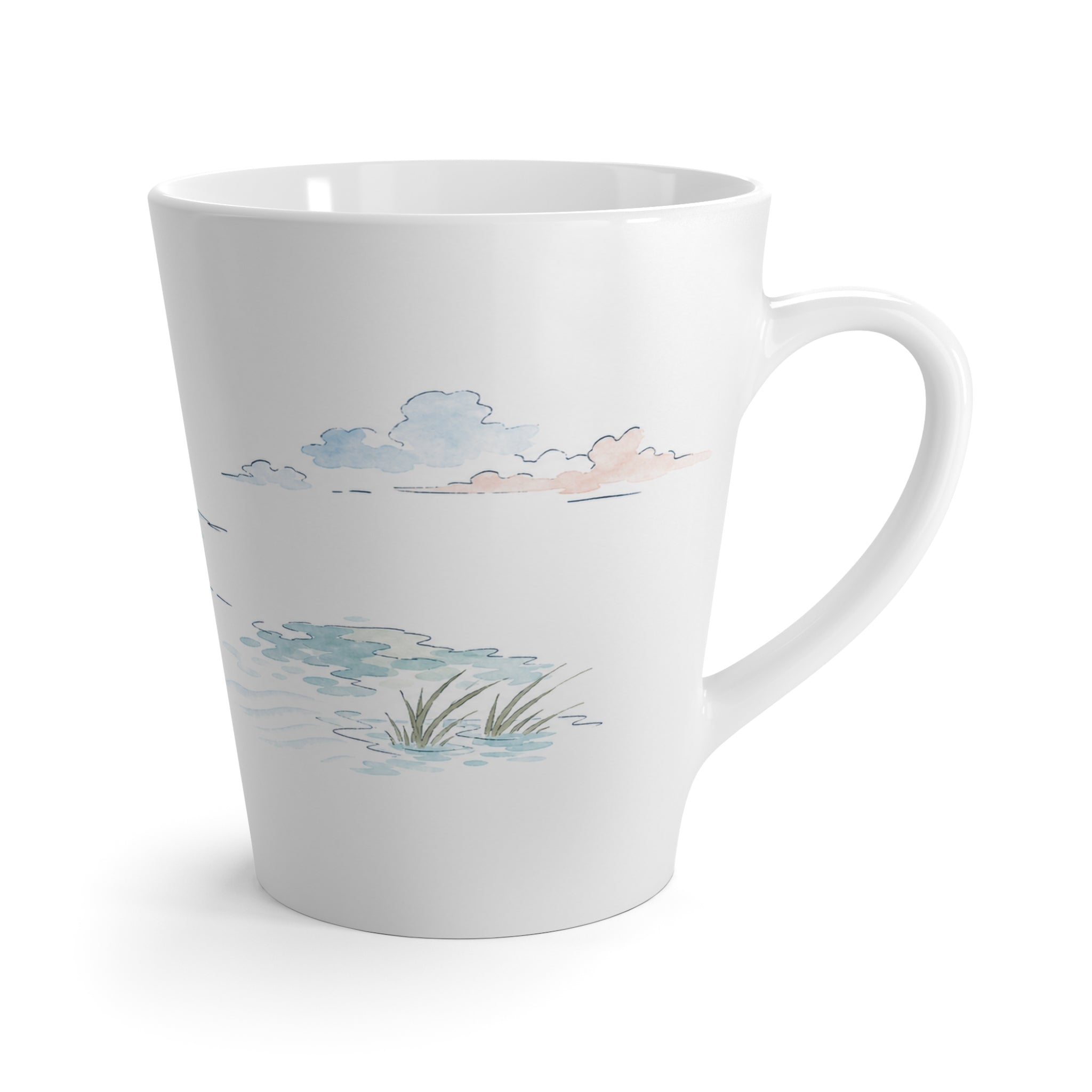 Dry Tortugas National Park Latte Mug | Pastel Watercolor Nature Coffee Cup | 12 oz Travel Souvenir Gift