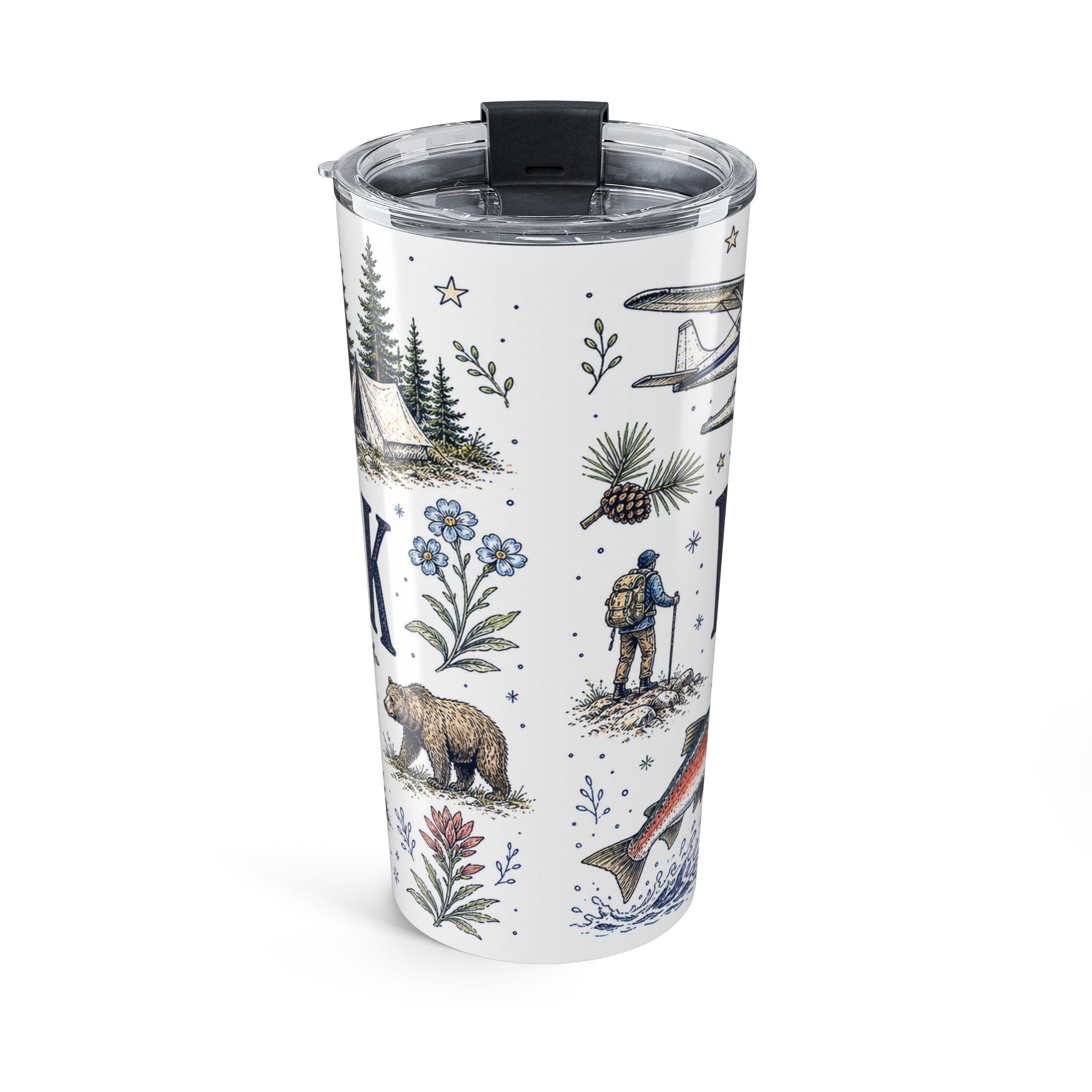 Lake Clark National Park 20oz Tumbler | Alaska Fly-in Wilderness Adventure Gift | Insulated Stainless Steel Travel Cup