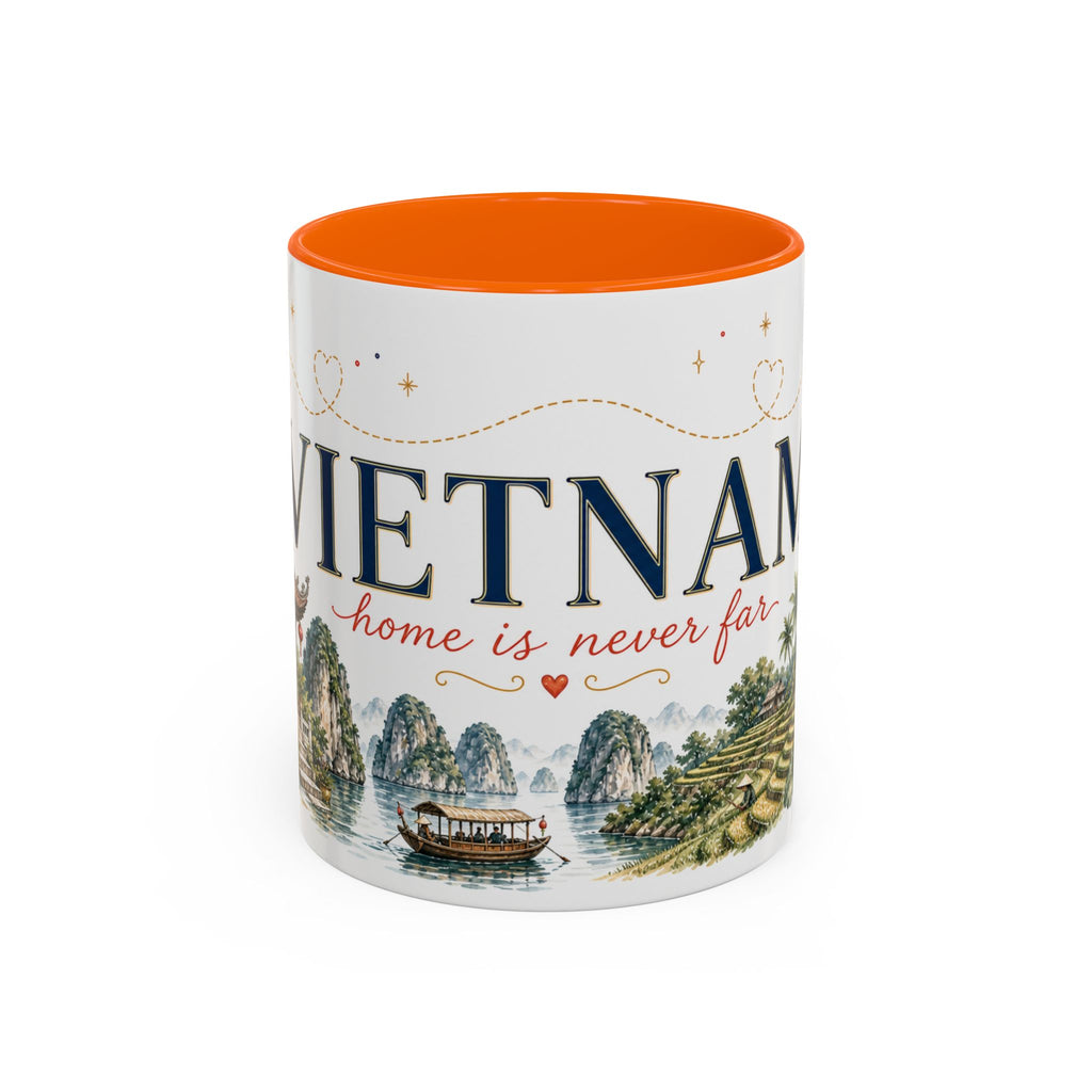 Vietnam Home Country Mug | Moving Away Gift | Long Distance Friendship | 11 oz 15 oz Accent Mug